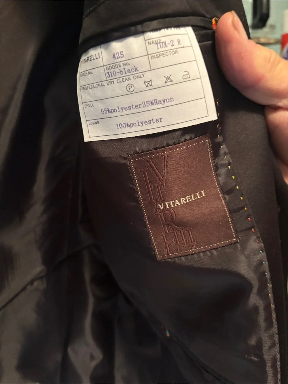 Vitarelli black tailored